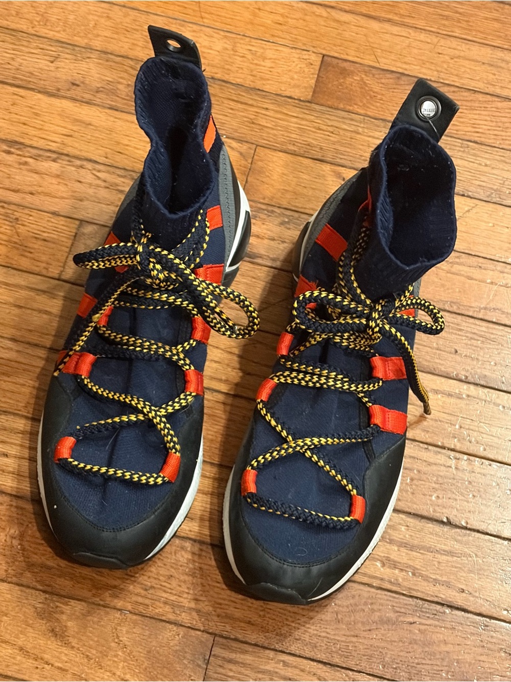 DIESEL S-Kb Loop Sock Navy Meny Size 12.5 Sneakers RARE